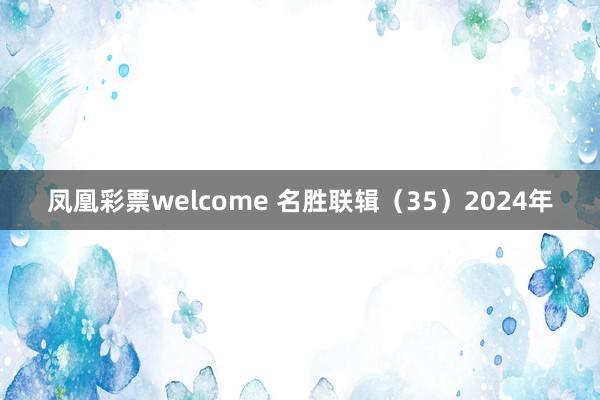 凤凰彩票welcome 名胜联辑(35)2024年