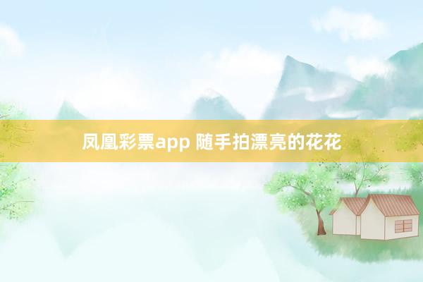 凤凰彩票app 随手拍漂亮的花花