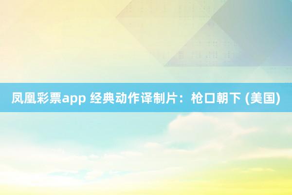 凤凰彩票app 经典动作译制片：枪口朝下 (美国)