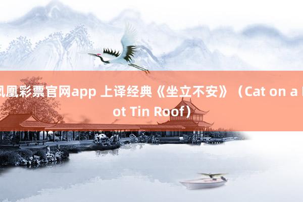 凤凰彩票官网app 上译经典《坐立不安》（Cat on a Hot Tin Roof）