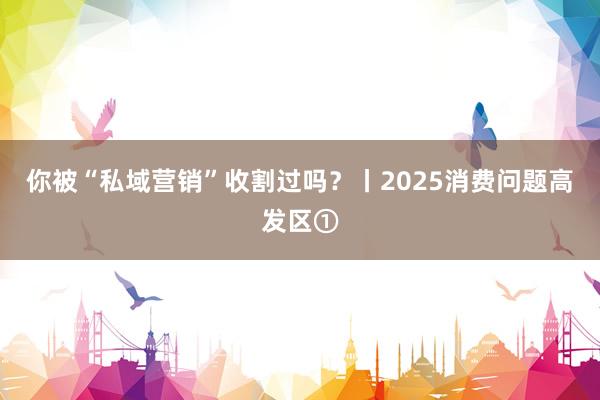 你被“私域营销”收割过吗？丨2025消费问题高发区①