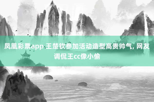 凤凰彩票app 王楚钦参加活动造型高贵帅气, 网友调侃王cc像小偷