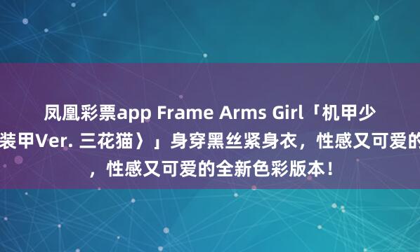 凤凰彩票app Frame Arms Girl「机甲少女 突伽I〈猫猫装甲Ver. 三花猫〉」身穿黑丝紧身衣，性感又可爱的全新色彩版本！