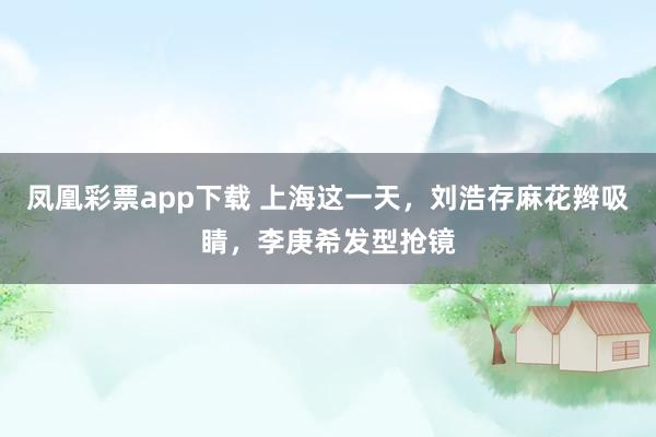 凤凰彩票app下载 上海这一天，刘浩存麻花辫吸睛，李庚希发型抢镜